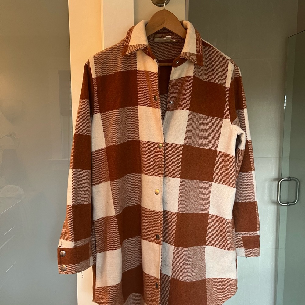 Steve Madden Tan and Cream Jacket